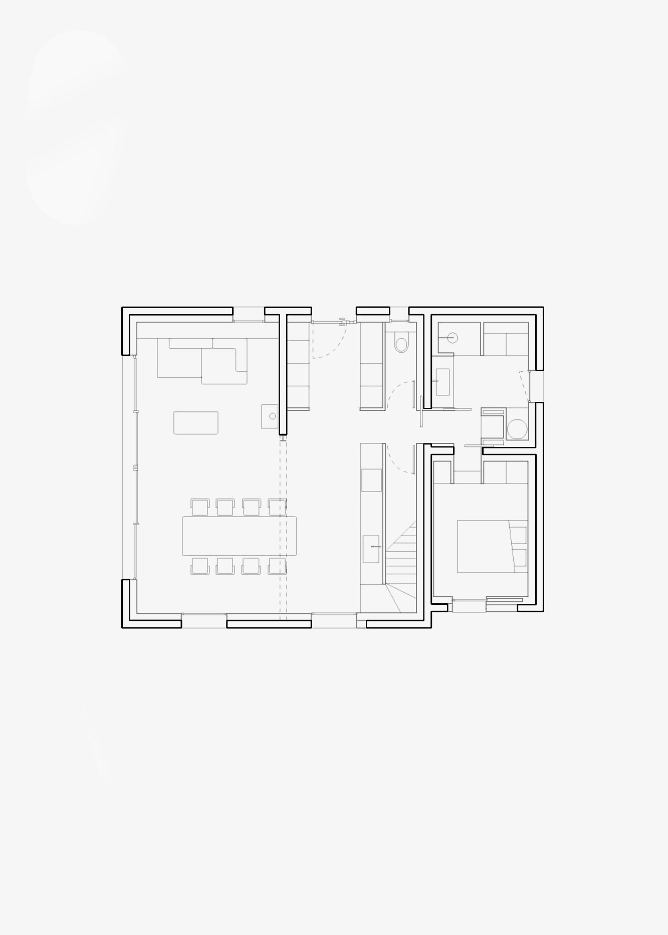 Plan de la maison DCS conçu par l'atelier d'architectes Rupin Conq