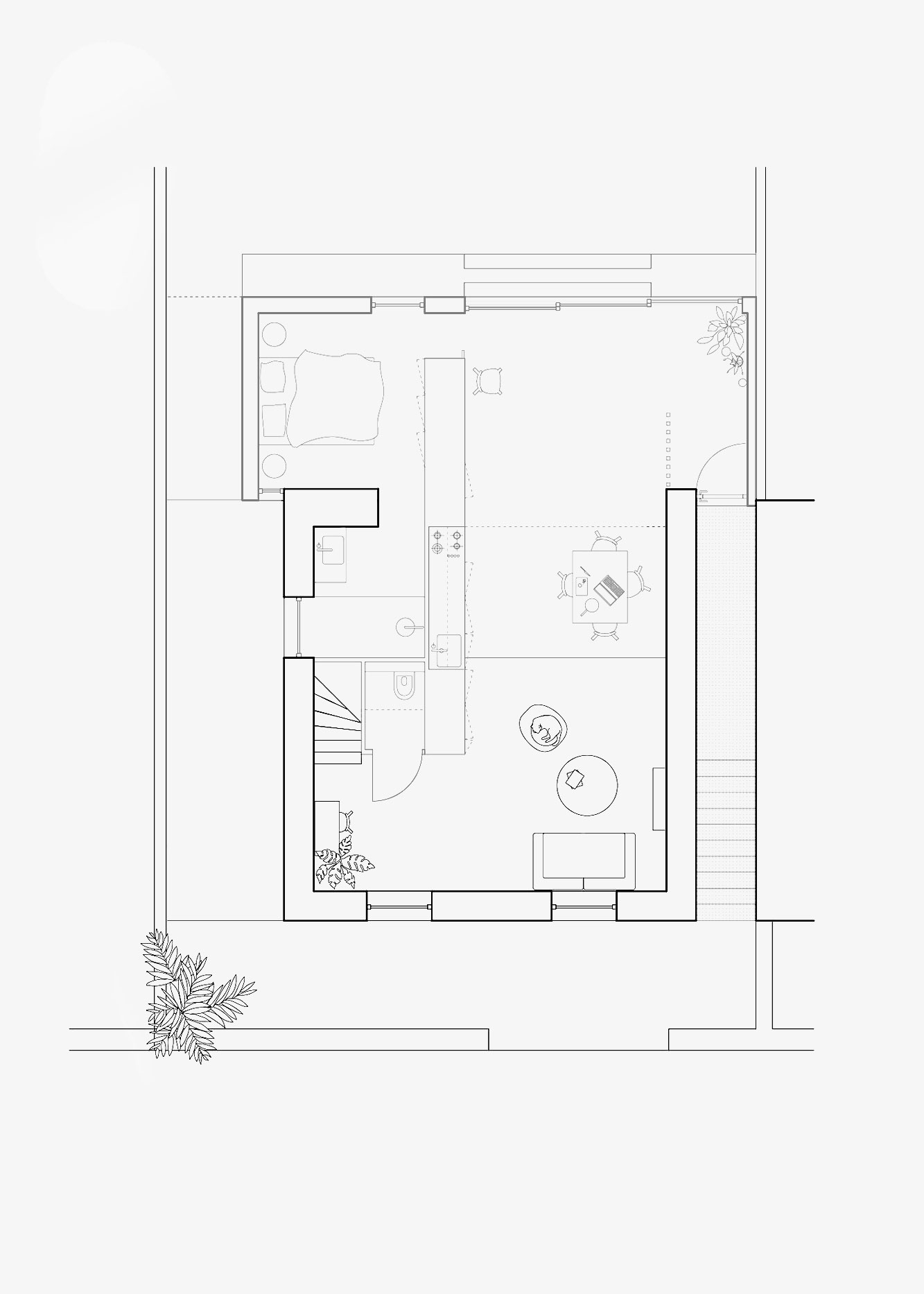 Dessin par l'atelier d'architectes Rupin Conq